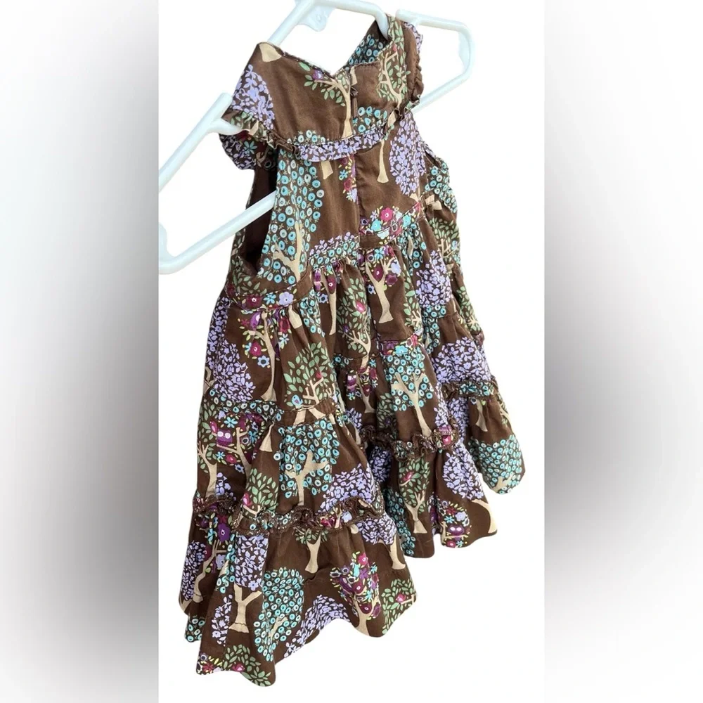 Hostess Pick 🥳☄️BabyGap Brown Floral Sleeveless Dress